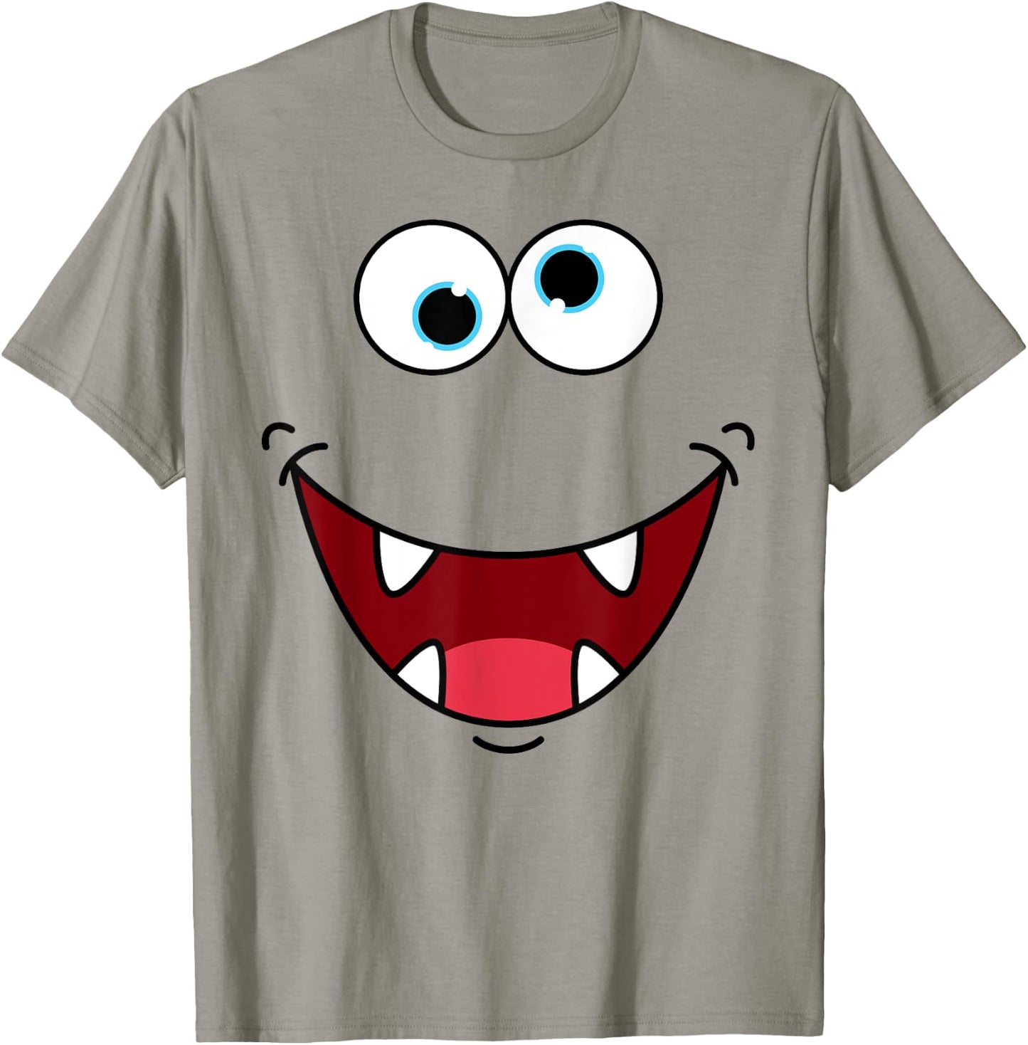Funny Silly Monster Face Easy Birthday Halloween Costume T-Shirt - T-Shirt | Sand