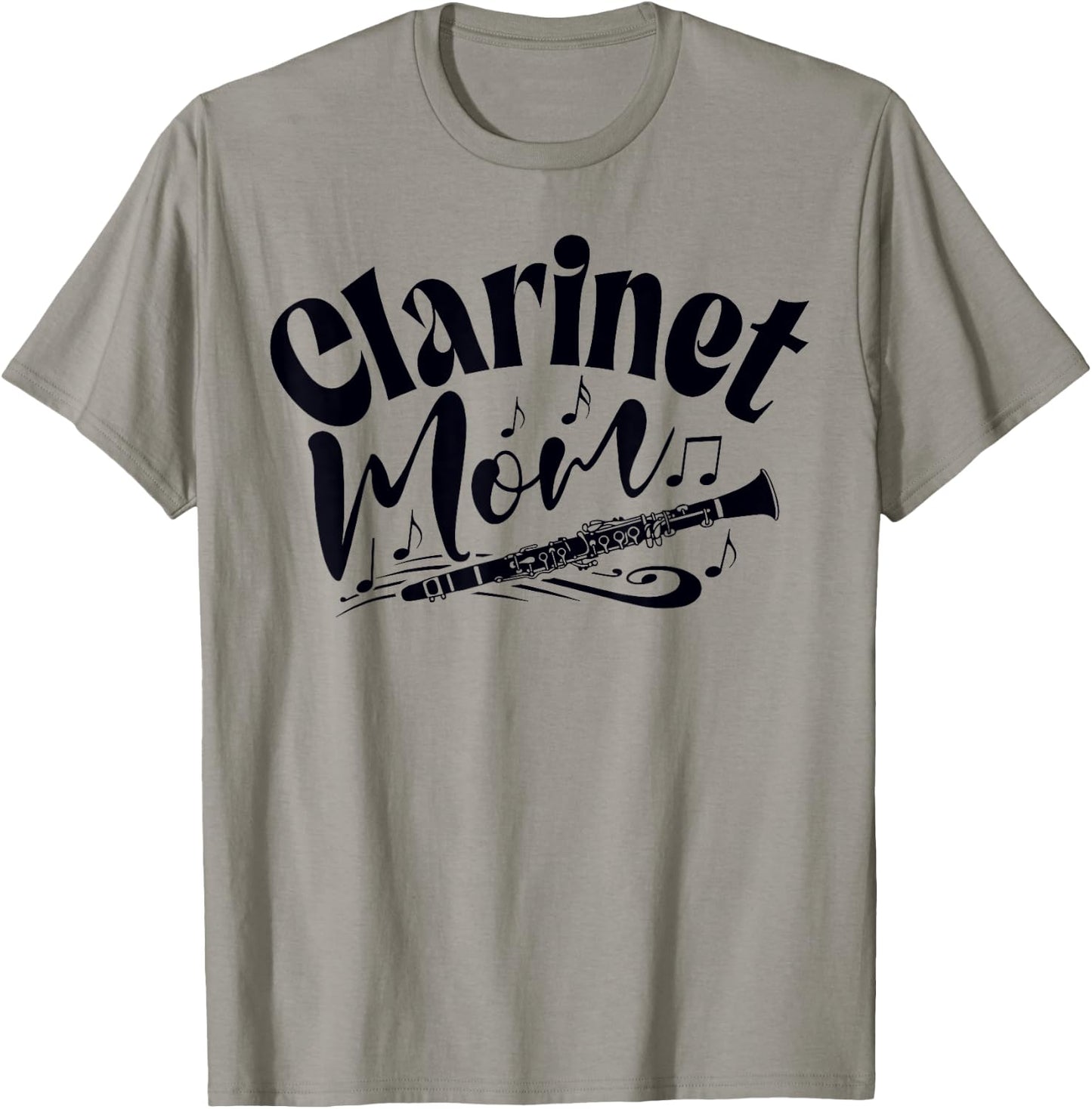 Clarinet Mom Marching Band Mother Mama Player T-Shirt - T-Shirt | Sand