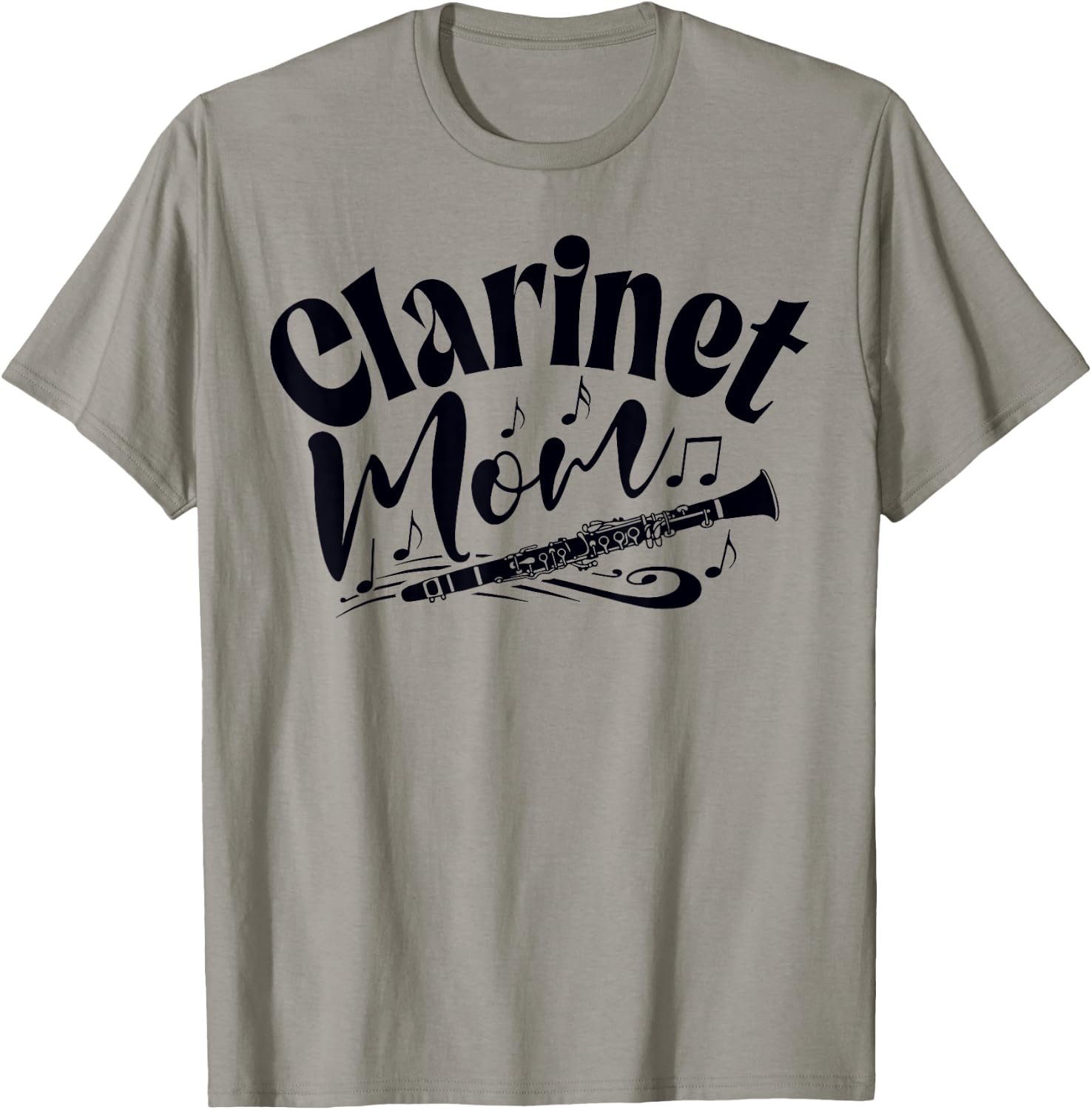 Clarinet Mom Marching Band Mother Mama Player T-Shirt - T-Shirt | Sand