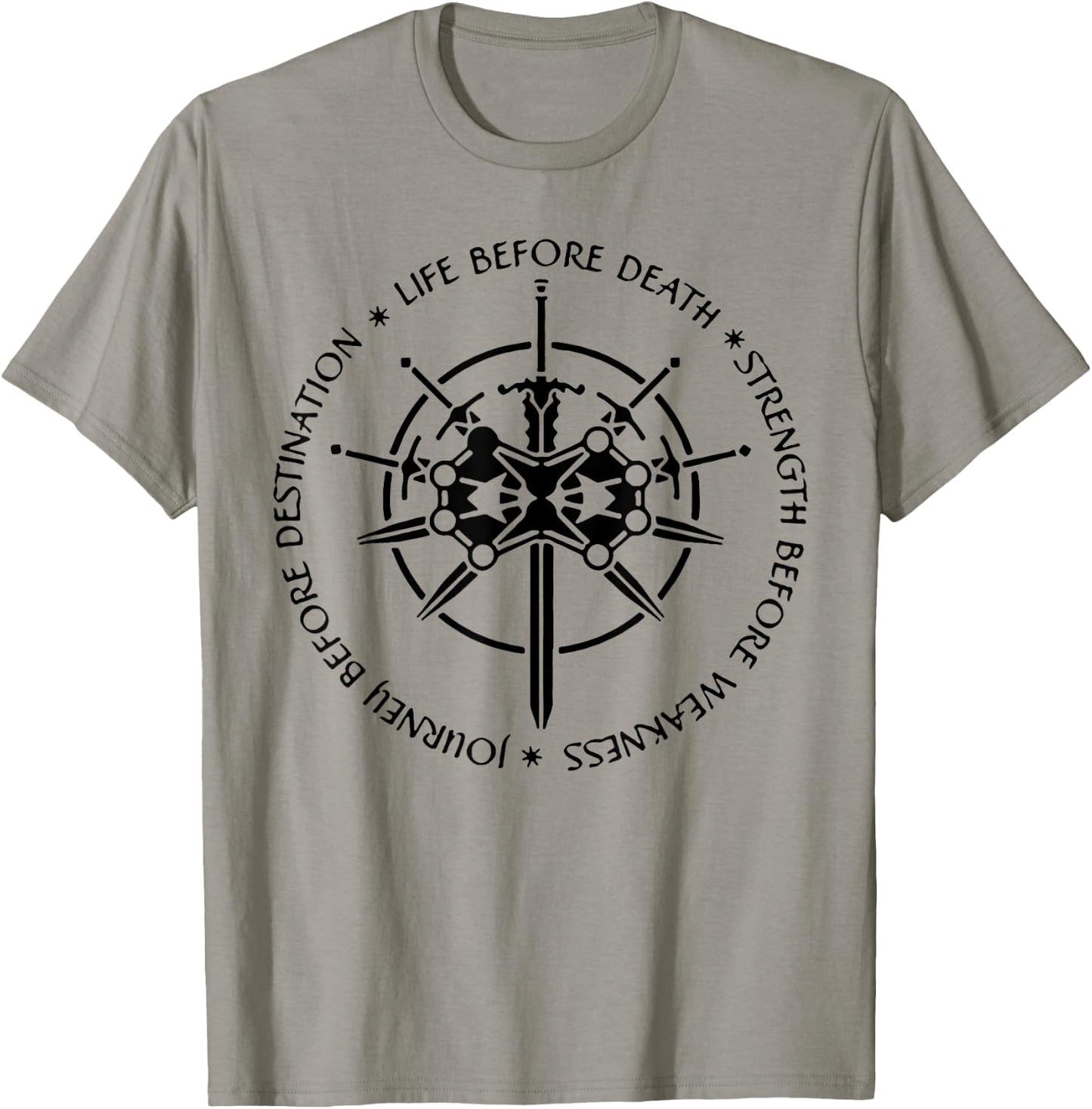 Life Before Death Strength Before Weakness T-Shirt - T-Shirt | Sand