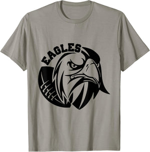 Eagles School Sports Fan Team Spirit T-Shirt - T-Shirt | Sand