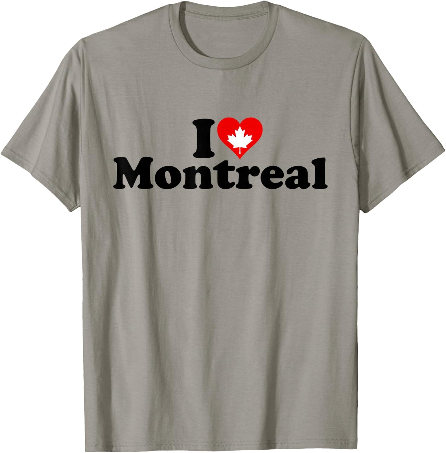 I Love Heart Montreal Canada T-Shirt - T-Shirt | Sand