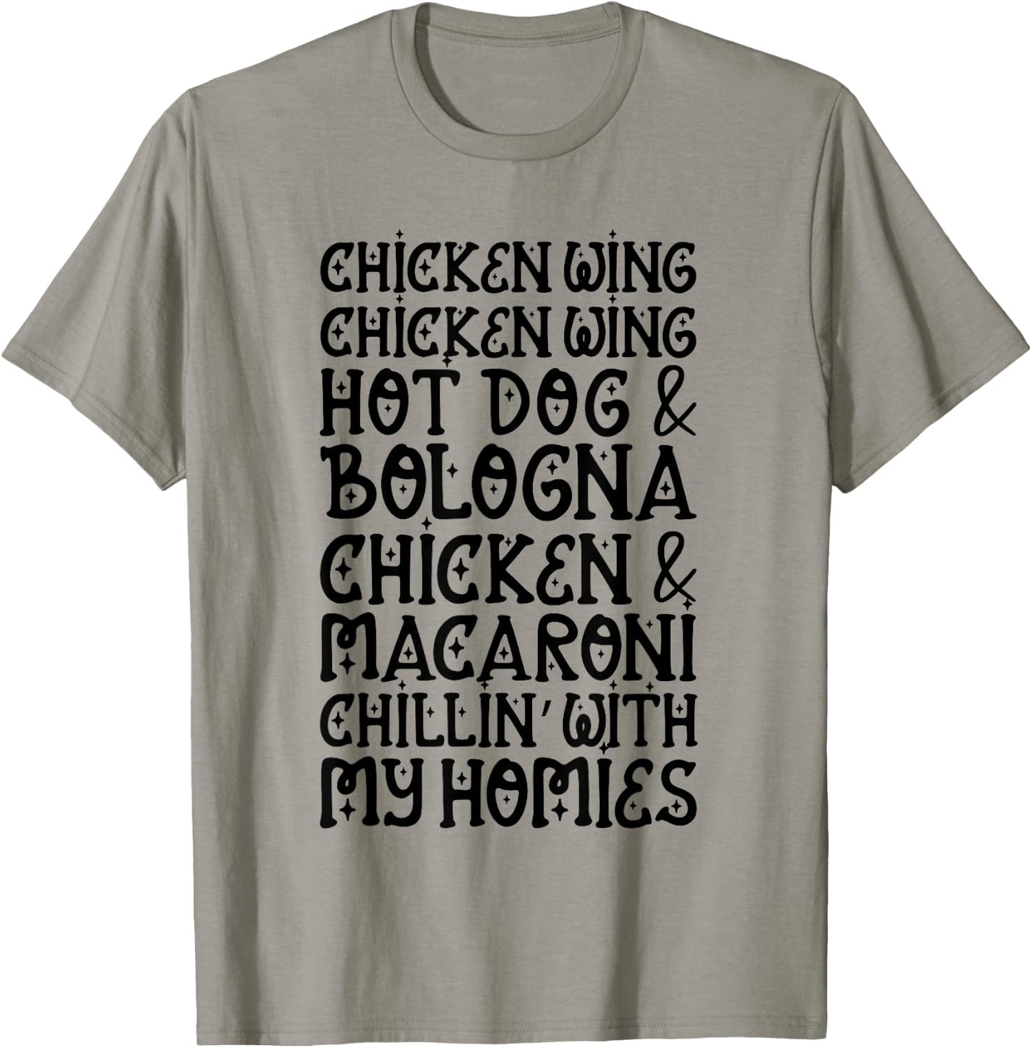 Chicken Wing Chicken Wing Hot Dog and Bologna Shirt Funny T-Shirt - T-Shirt | Sand