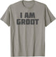 Marvel Guardians of The Galaxy I Am Groot Distressed Text T-Shirt - T-Shirt | Sand