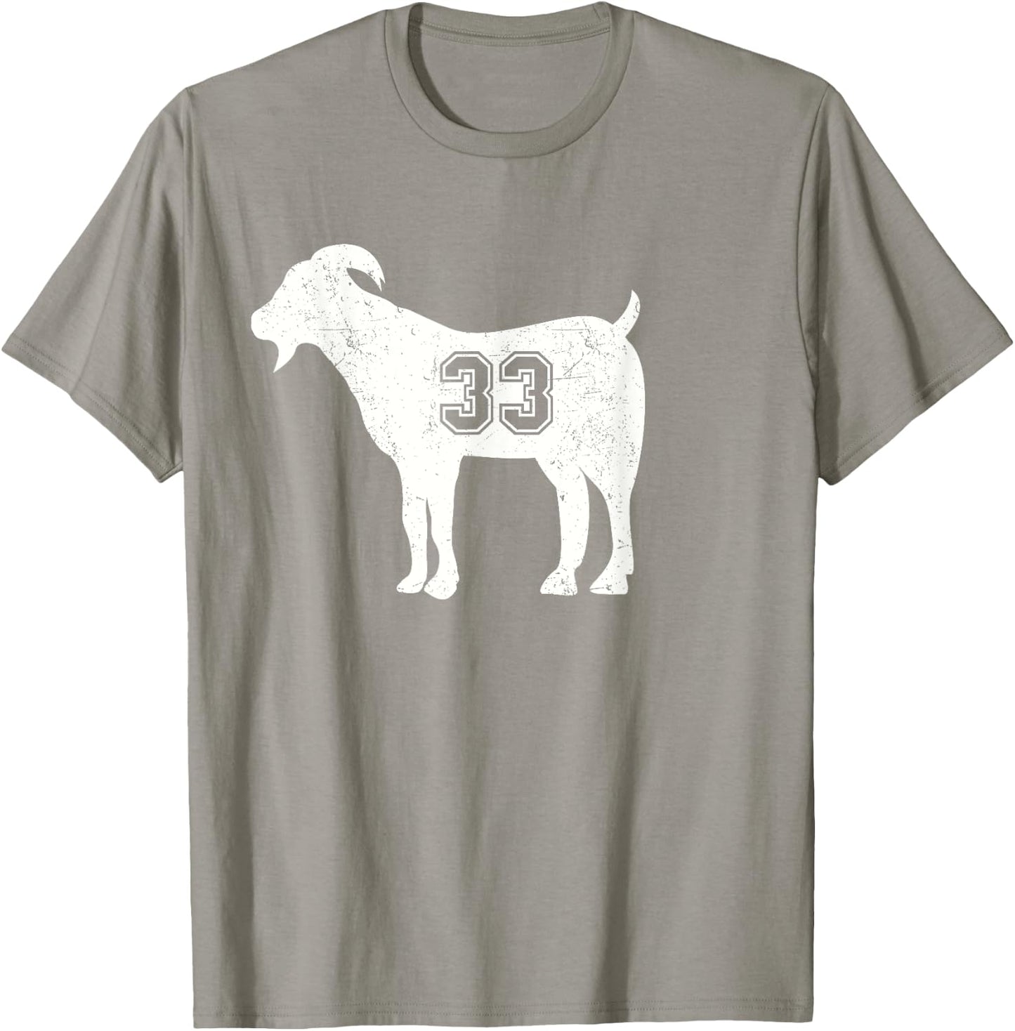 Vintage Distressed GOAT 33 T-Shirt - T-Shirt | Sand