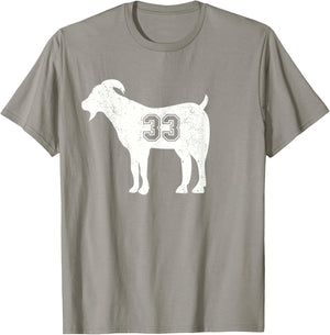 Vintage Distressed GOAT 33 T-Shirt - T-Shirt | Sand