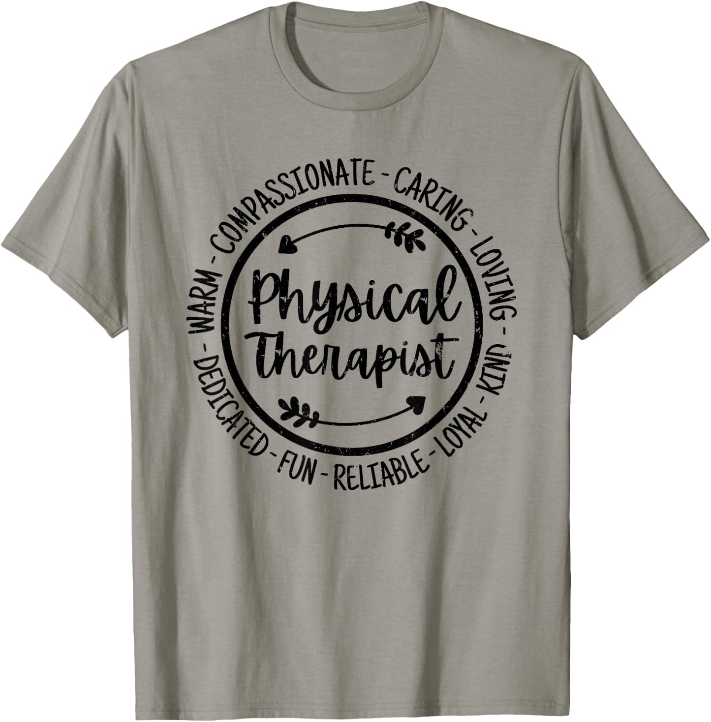 Physical Therapist PT Physical Therapy Physiotherapy Vintage T-Shirt - T-Shirt | Sand