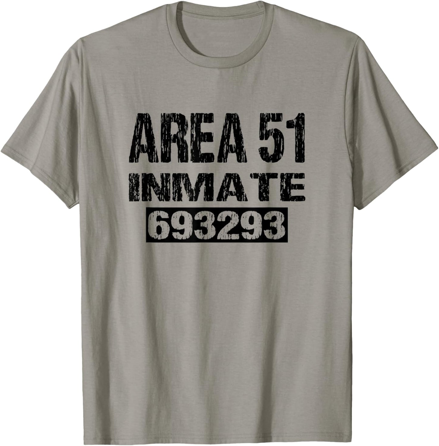 Area 51 Inmate Retro Halloween Costume Roswell Alien UFO T-Shirt - T-Shirt | Sand