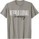 Recreational Therapy RT Month Recreational Therapist T-Shirt - T-Shirt | Sand