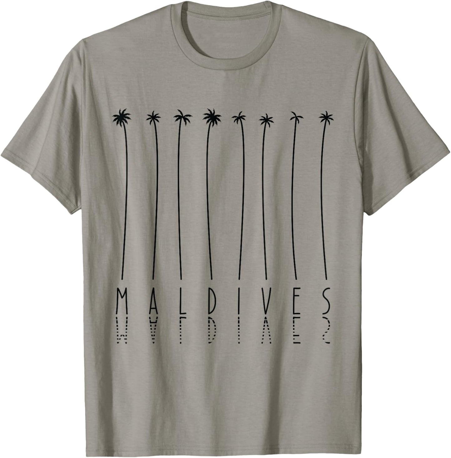 Palm Tree Vacation - Island Maldives T-Shirt - T-Shirt | Sand
