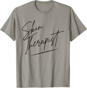 Skin Therapist Dermatologist Esthetician Skincare T-Shirt - T-Shirt | Sand