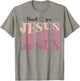 Trendy Christian Thank you Jesus T-Shirt - T-Shirt | Sand