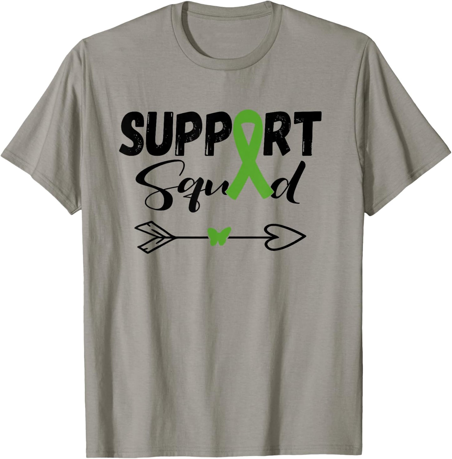 Liver Cancer Shirt Support Squad Liver Cancer Awareness T-Shirt - T-Shirt | Sand