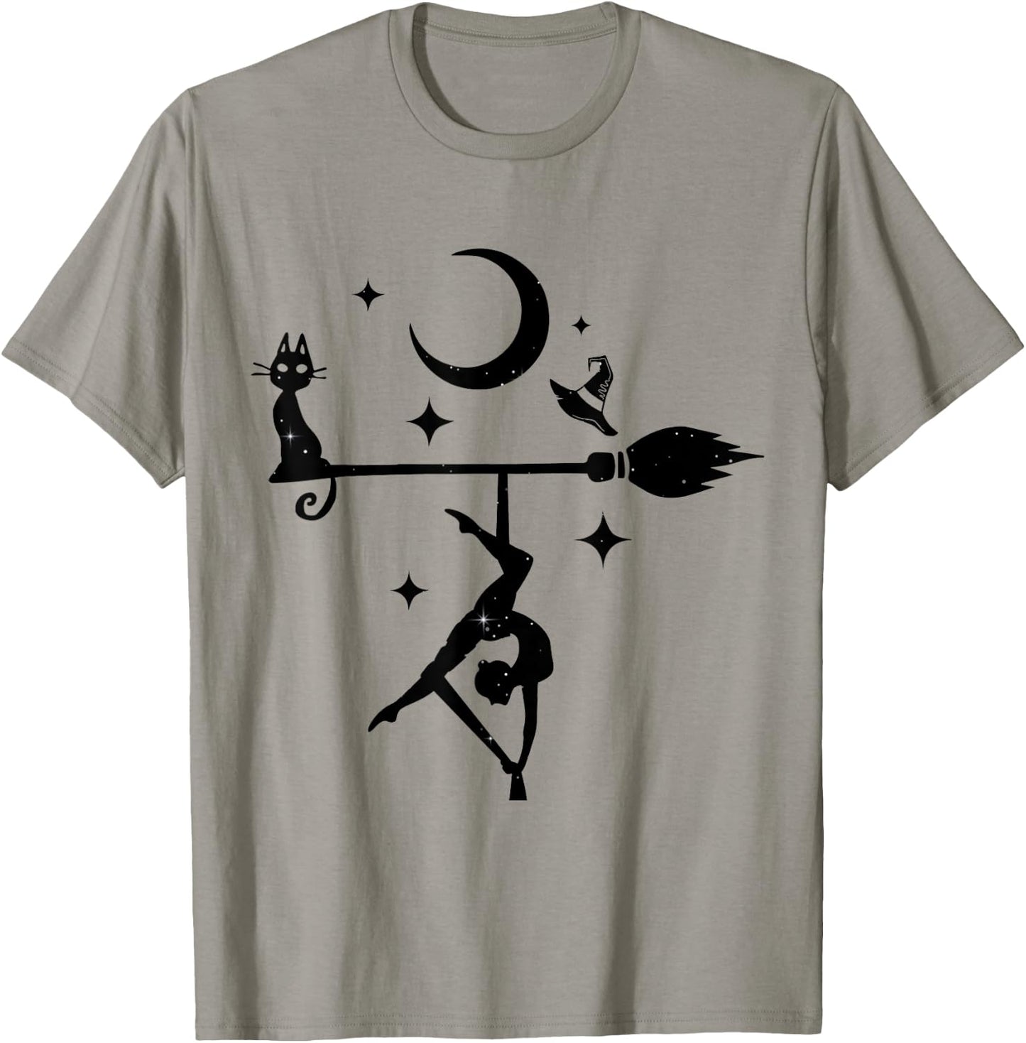 Cute Aerialist and Cat Halloween Aerial Dance Women T-Shirt - T-Shirt | Sand
