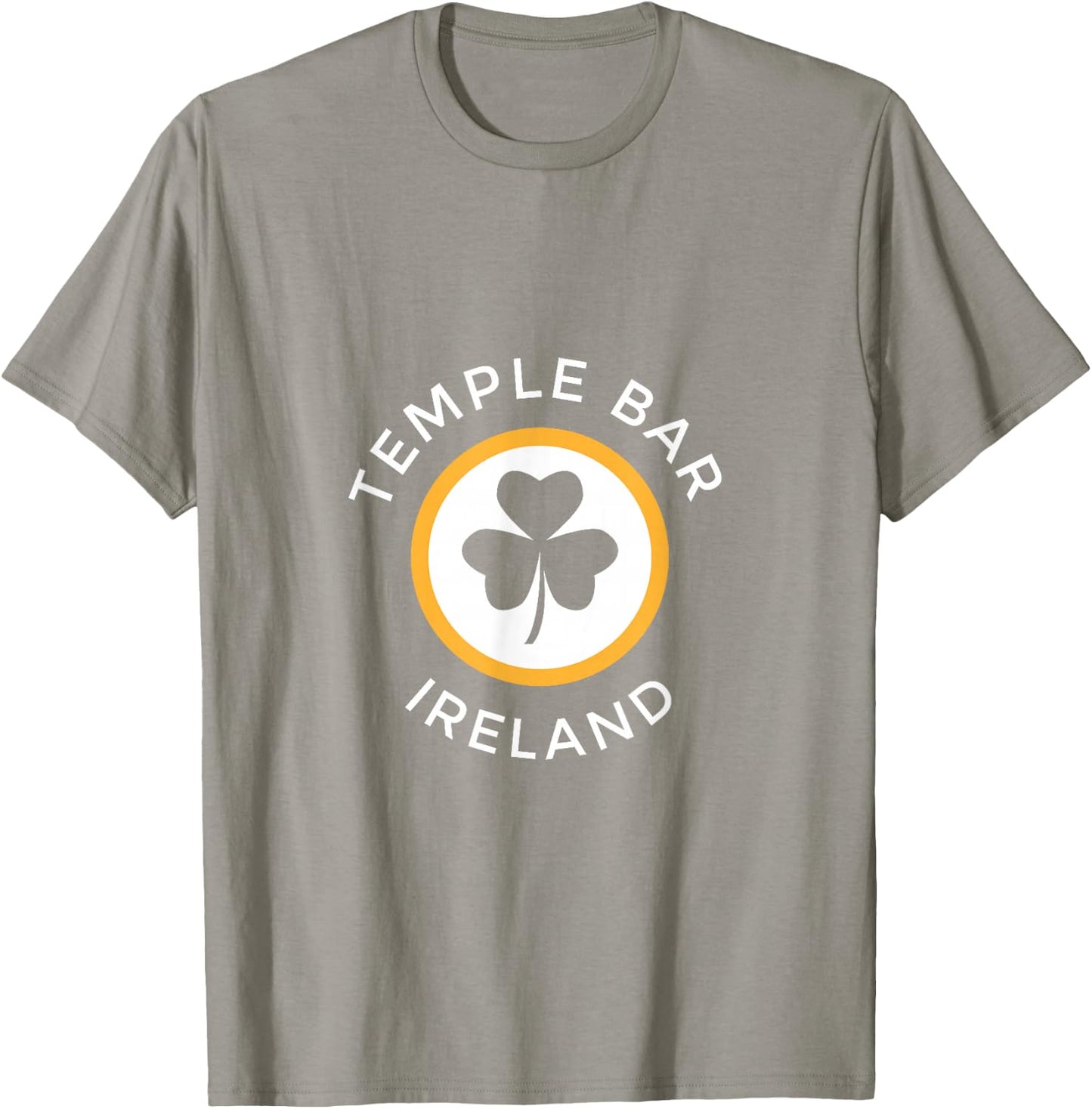 Temple Bar Dublin Shamrock Ireland Souvenir T-Shirt - T-Shirt | Sand