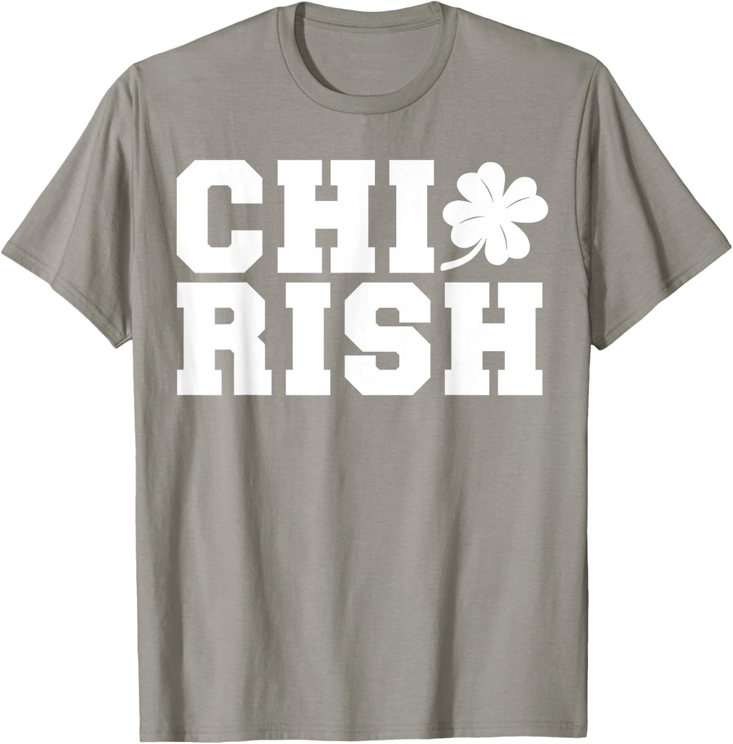 Chirish St. Patrick's day CHI-Irish funny Chicago T-Shirt - T-Shirt | Sand