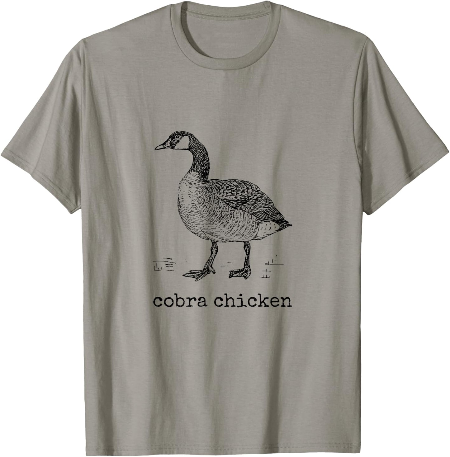 Cobra Chicken Funny Goose Wrong Animal Name Joke T-Shirt - T-Shirt | Sand