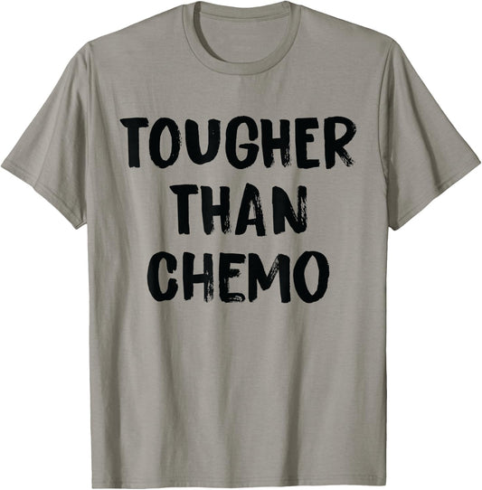 Tougher Than Cancer - Support Chemo Awareness T-Shirt - T-Shirt | Sand