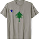 Old Maine State Original Flag 1901 Pine Tree T-Shirt - T-Shirt | Sand