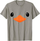 Duck Face Costume Halloween Animal T-Shirt - T-Shirt | Sand