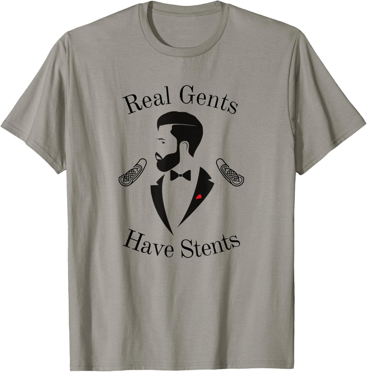 After Heart Surgery Real Gents Have Stents Recovery T-Shirt - T-Shirt | Sand