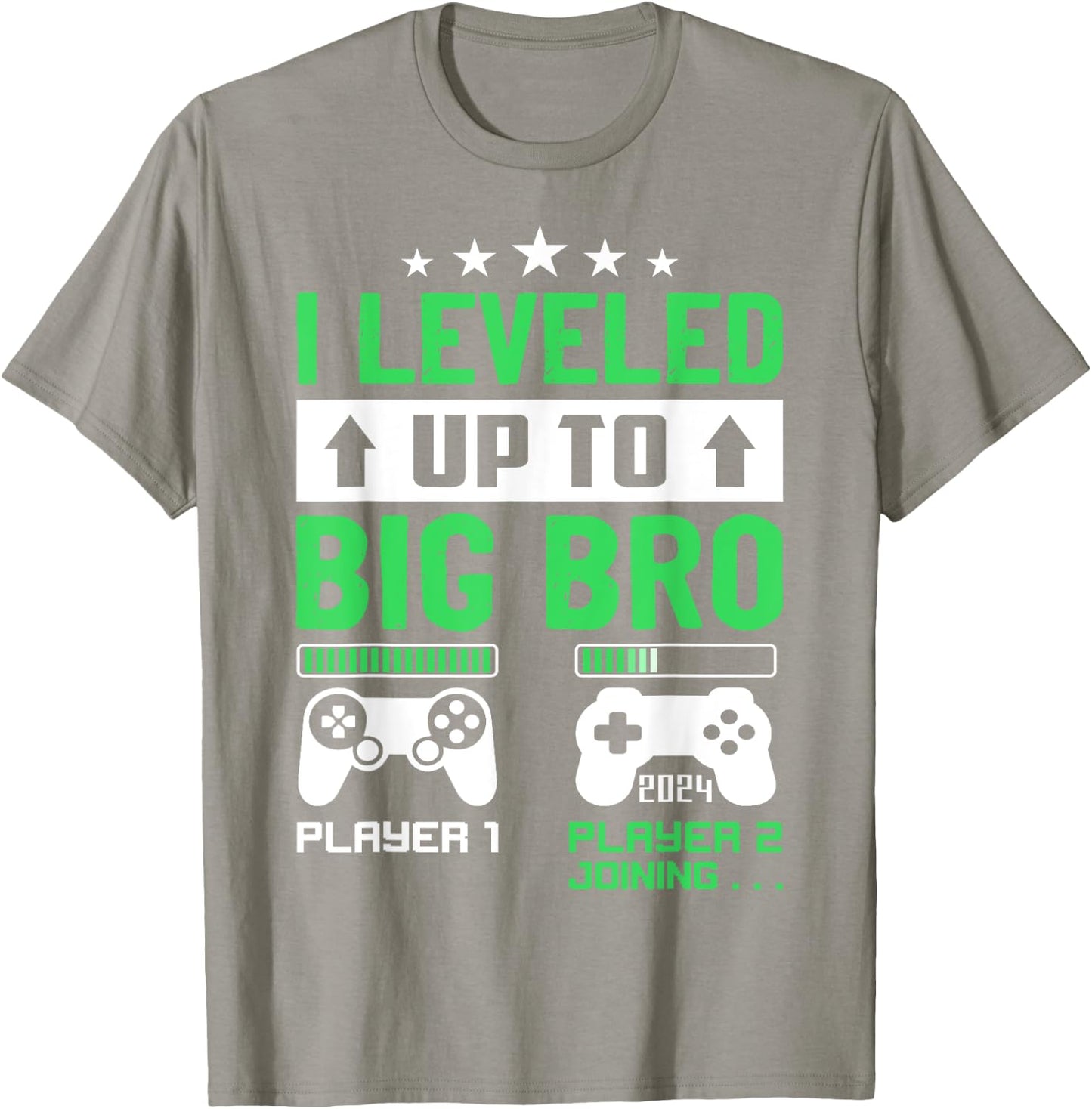 I'm Going To Be A Big Brother 2024 I Leveled Up To Big Bro T-Shirt - T-Shirt | Sand