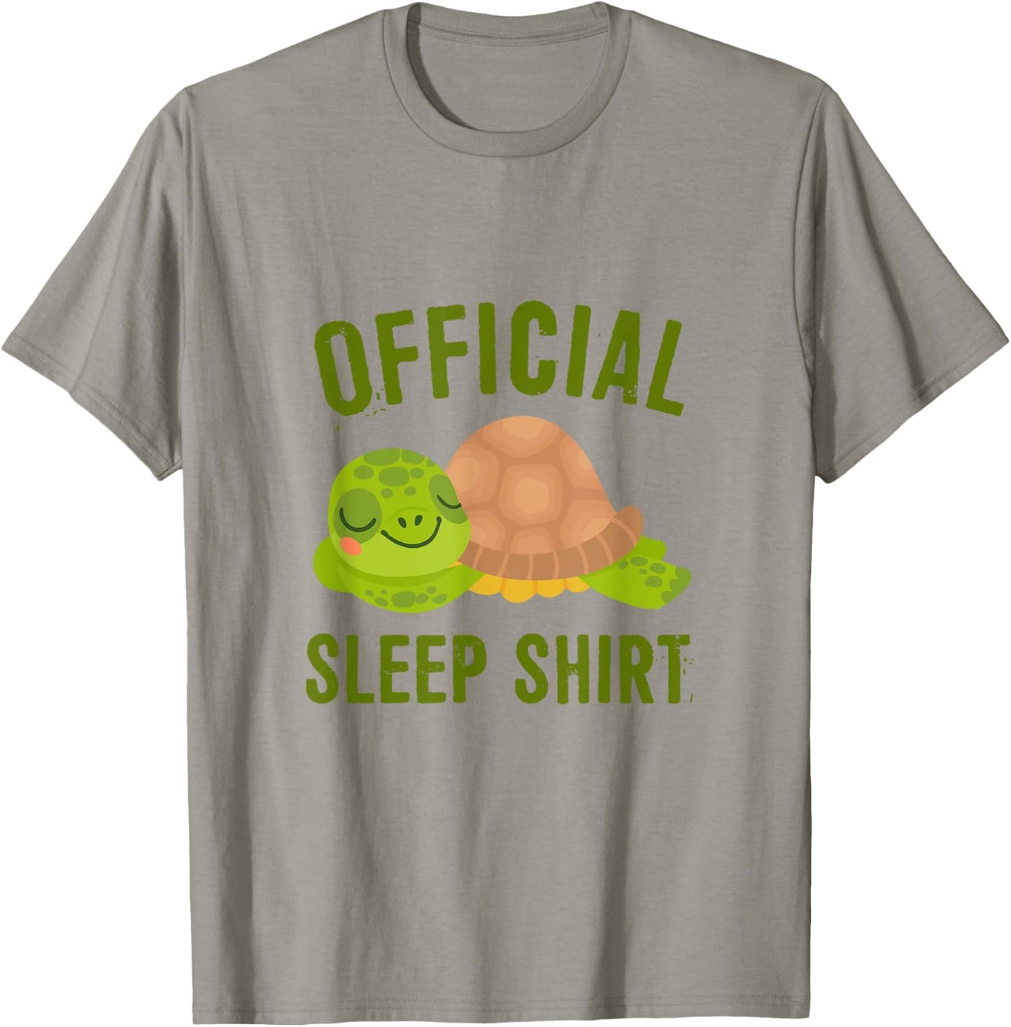 Official sleep shirt turtle turtles T-Shirt - T-Shirt | Sand
