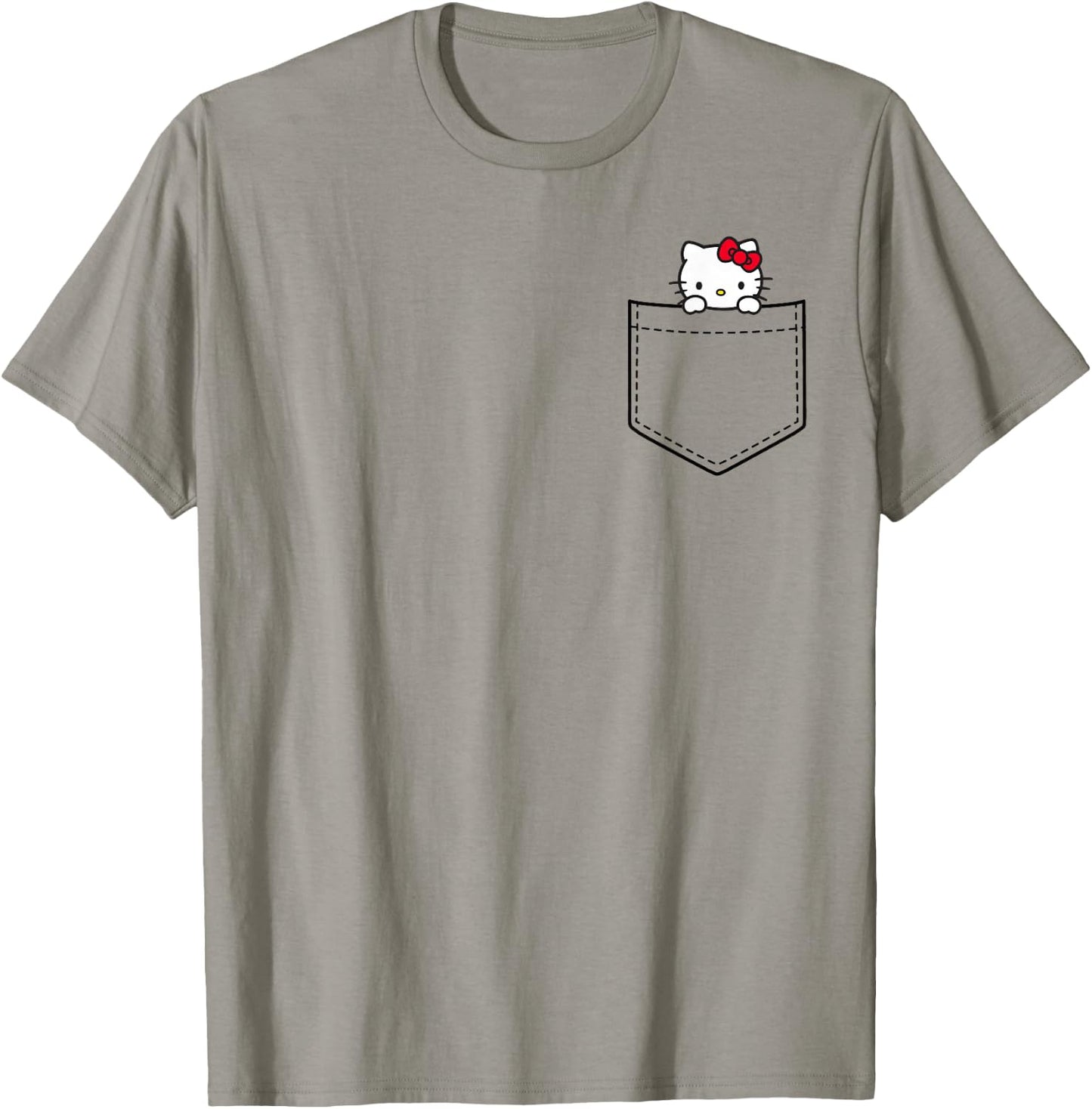 Hello Kitty Chest Pocket T-Shirt - T-Shirt | Sand
