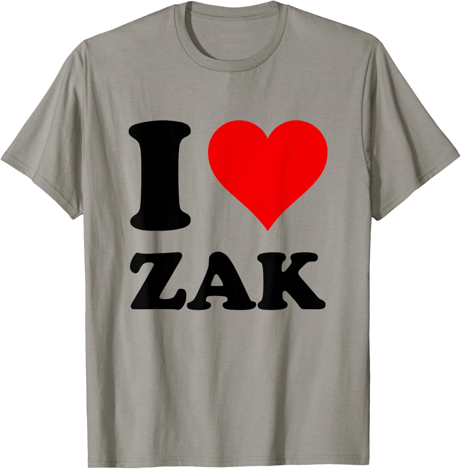 I Love Zak T-Shirt - T-Shirt | Sand