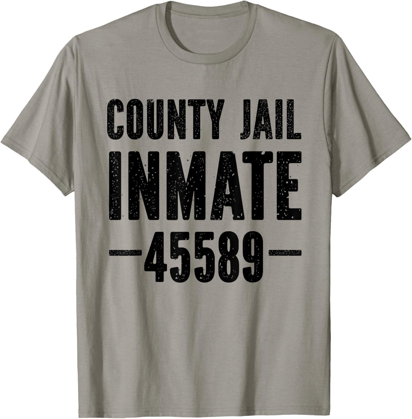 Halloween County Jail Inmate Prisoner Costume Party T-Shirt - T-Shirt | Sand