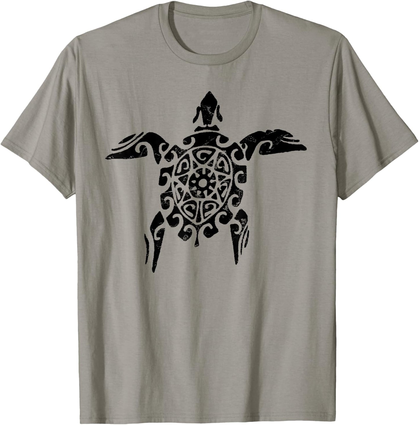 Sea Turtle Vintage Retro Tribal Throwback Vacation T-Shirt - T-Shirt | Sand
