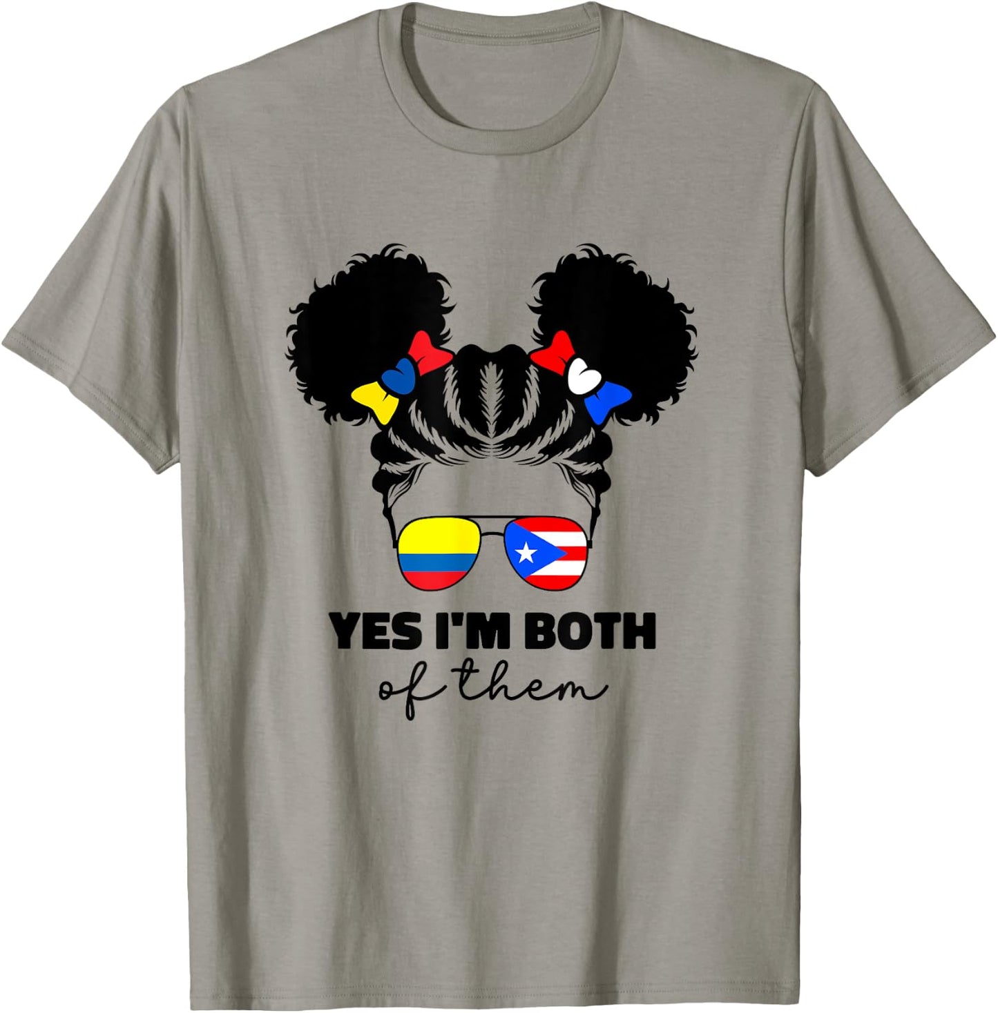Colombian And Puerto Rican Rico Colombia Flag For Kids Girl T-Shirt - T-Shirt | Sand