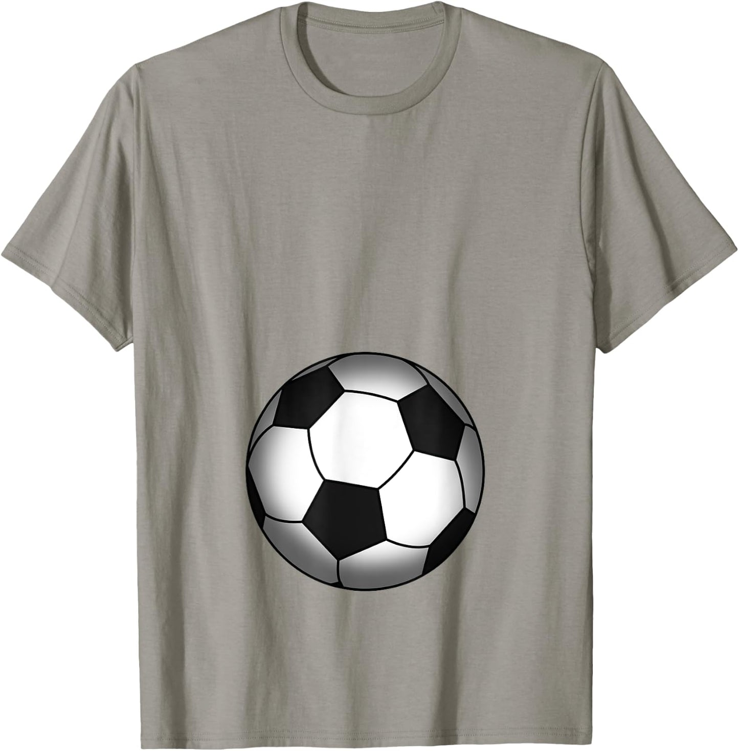 Funny Soccer Player Belly Pregnant Mama T-Shirt - T-Shirt | Sand