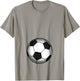 Funny Soccer Player Belly Pregnant Mama T-Shirt - T-Shirt | Sand