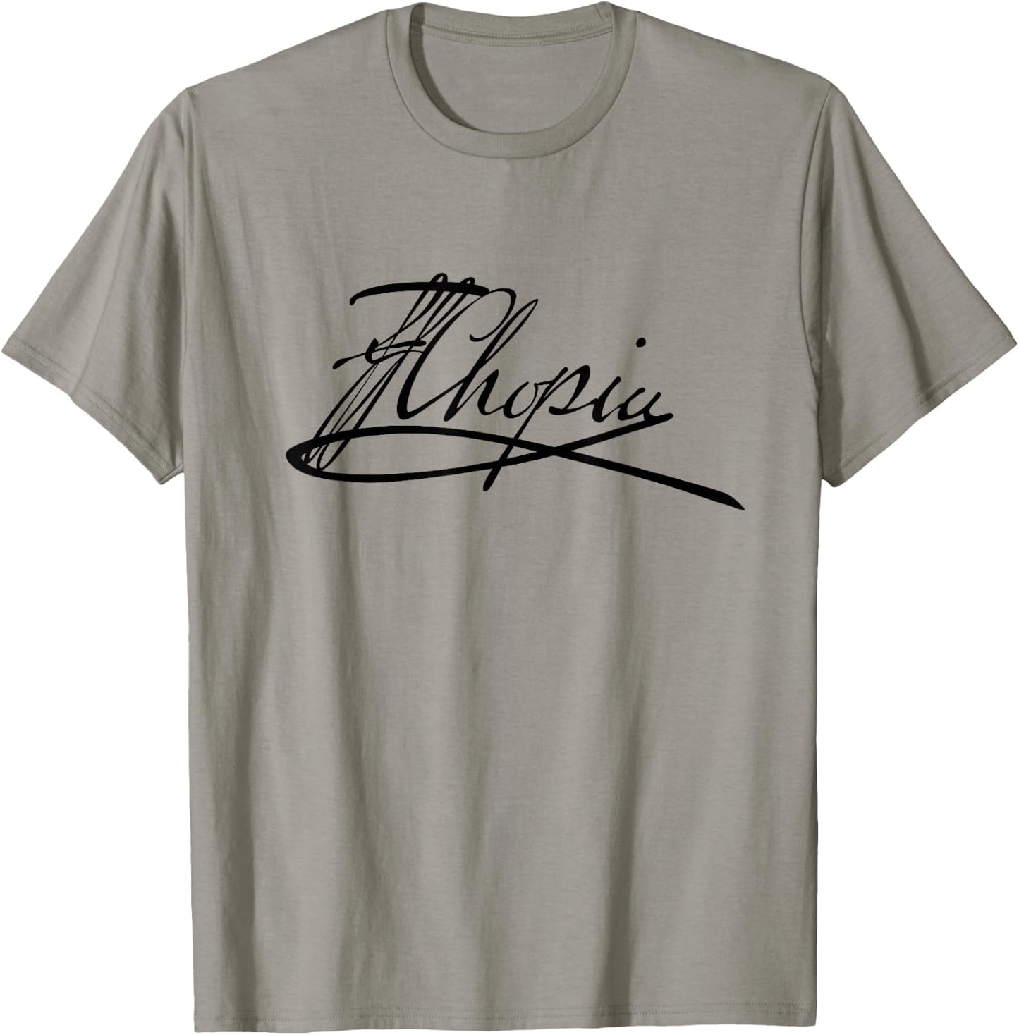 Frederic Chopin Authentic Signature T-Shirt - T-Shirt | Sand