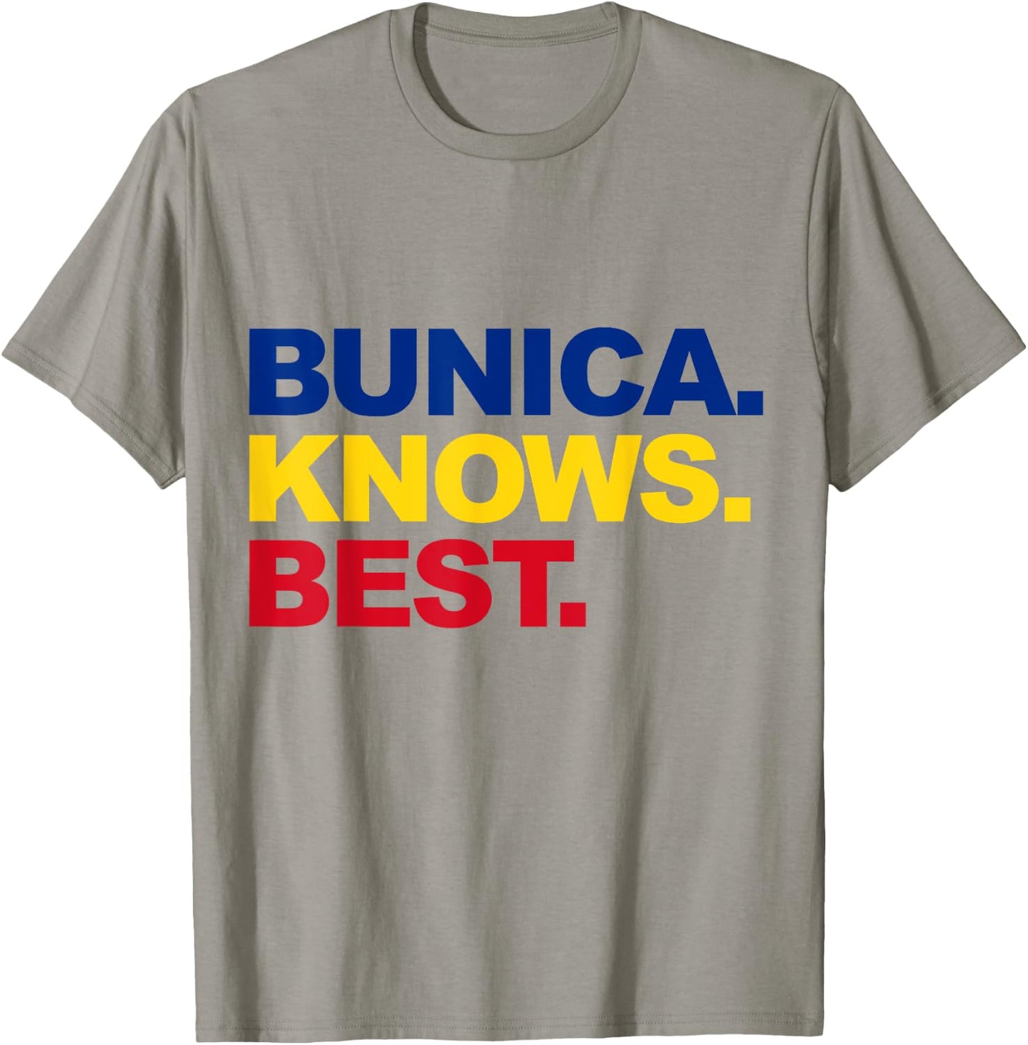 Bunica Tricolor Apparel Proud Romanian Grandma Mother's Day T-Shirt - T-Shirt | Sand