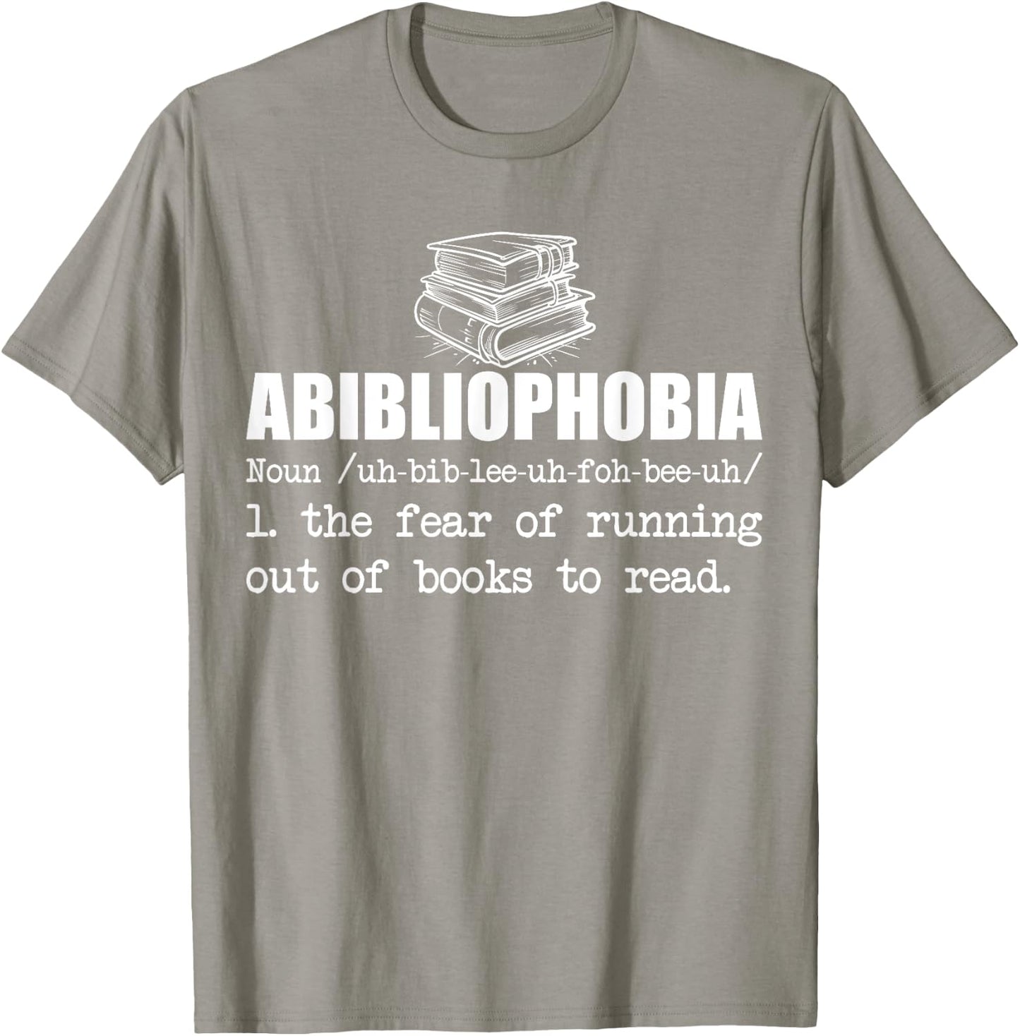 Abibliophobia Books Reading Librarian Teacher Bookworm Women T-Shirt - T-Shirt | Sand