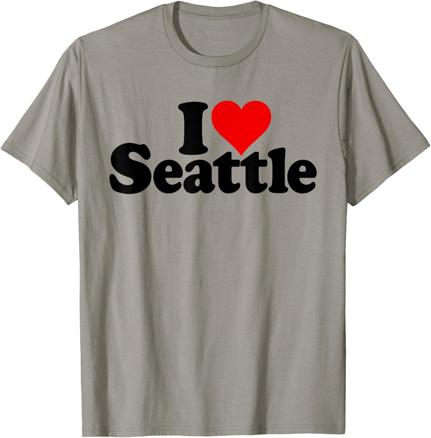 I Love Heart Seattle Washington T-Shirt - T-Shirt | Sand