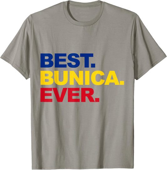 Best Bunica Ever Romanian Grandma Proud Mother's Day T-Shirt - T-Shirt | Sand