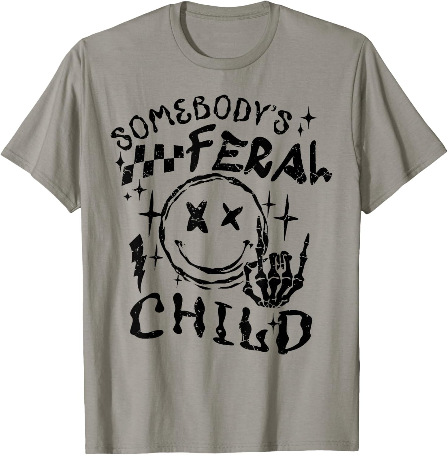 Somebody's Feral Child T-Shirt - T-Shirt | Sand