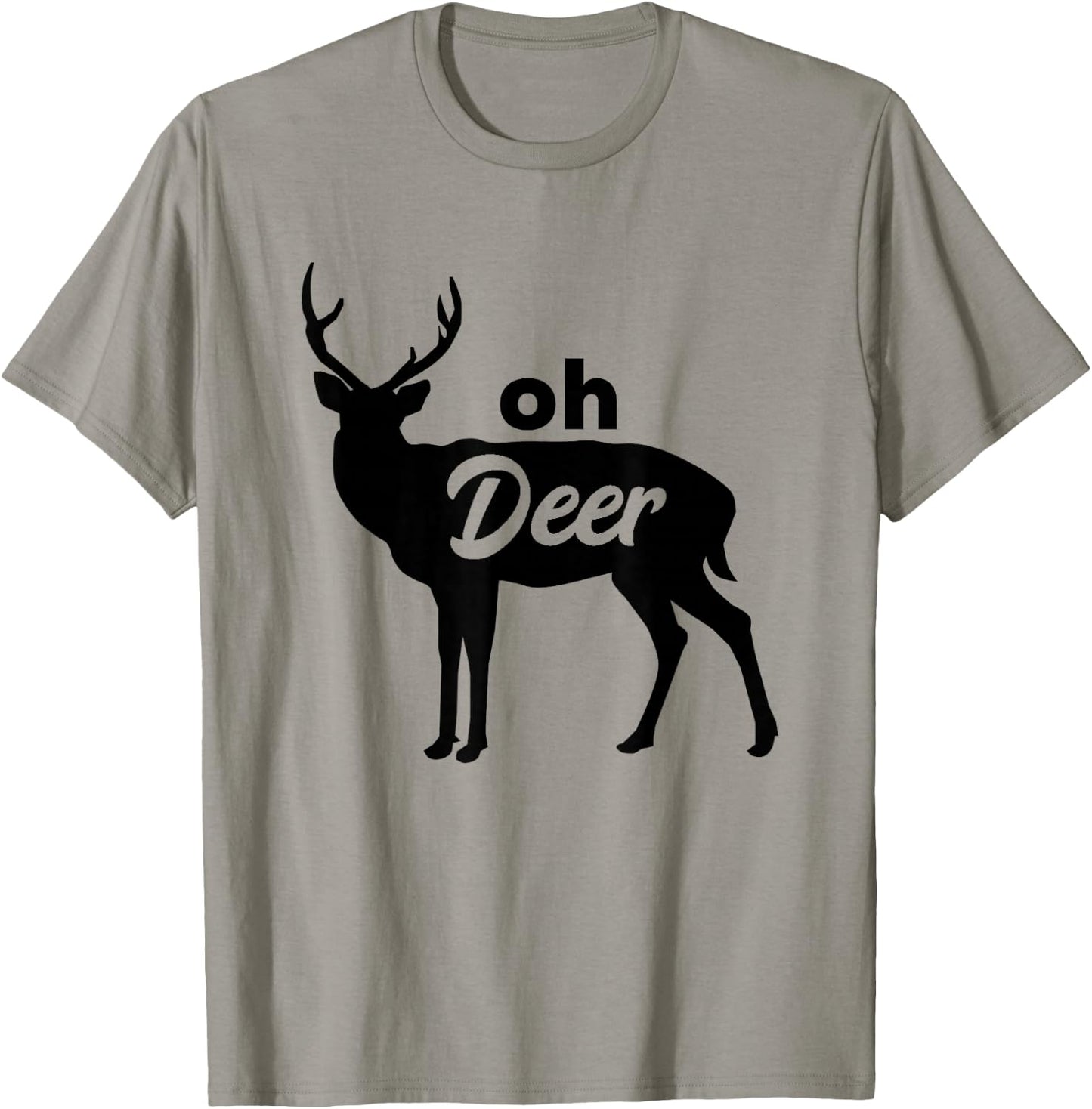Oh Deer Cute Cottage T-Shirt - T-Shirt | Sand