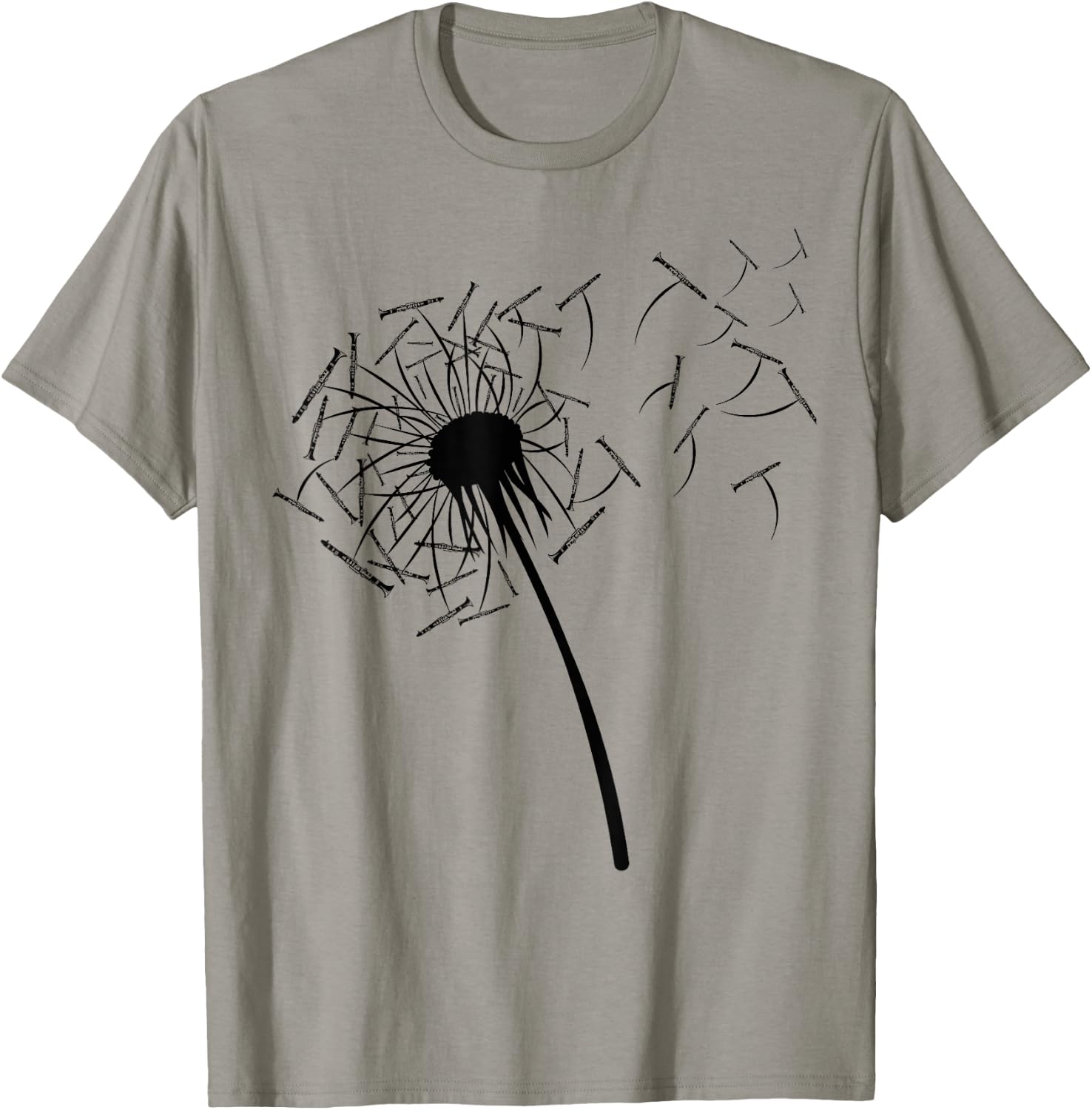 Dandelion Clarinet Shirt for Clarinetist | Clarinet T-Shirt - T-Shirt | Sand