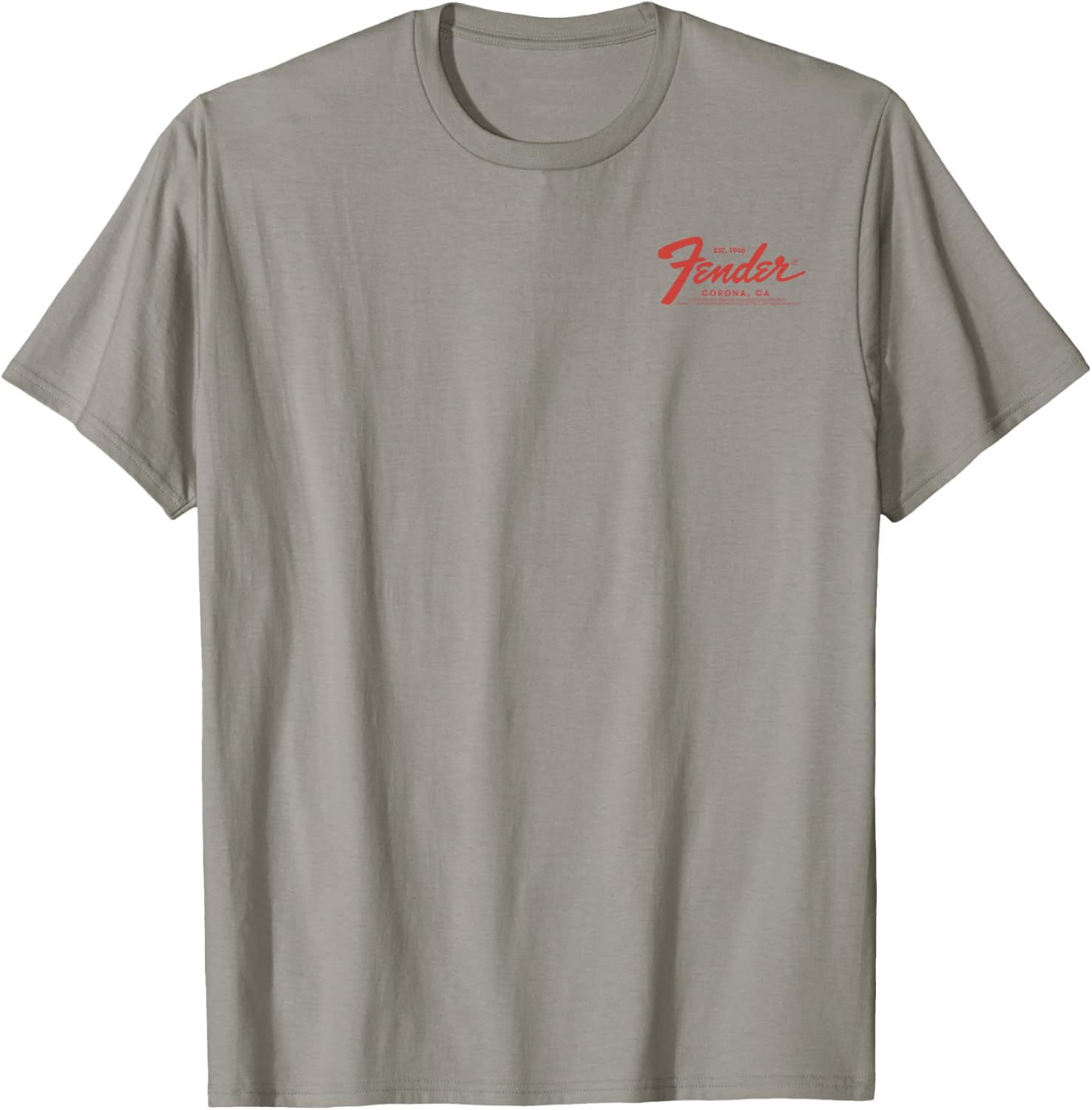 Fender Vintage Guitar Pocket Logo Small T-Shirt - T-Shirt | Sand