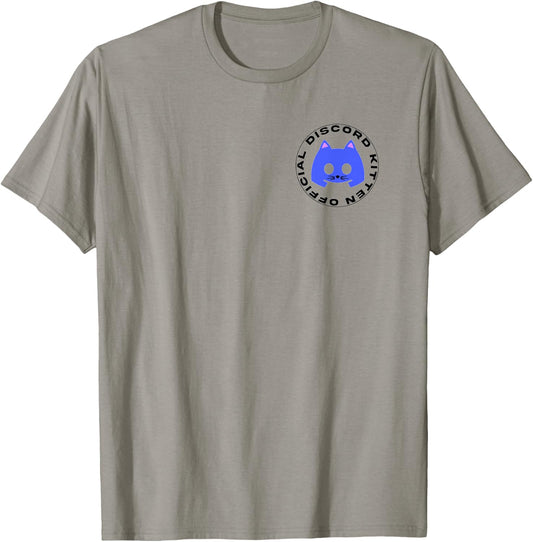 Discord Kitten Offical Funny Meme Graphic T-Shirt - T-Shirt | Sand