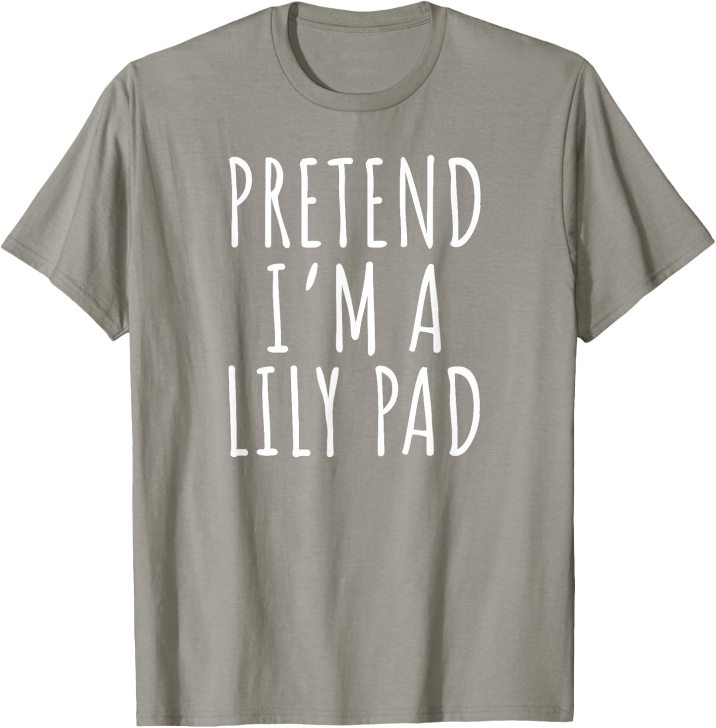 Lily Pad Pretend Funny Frog Nature Joke T-Shirt - T-Shirt | Sand