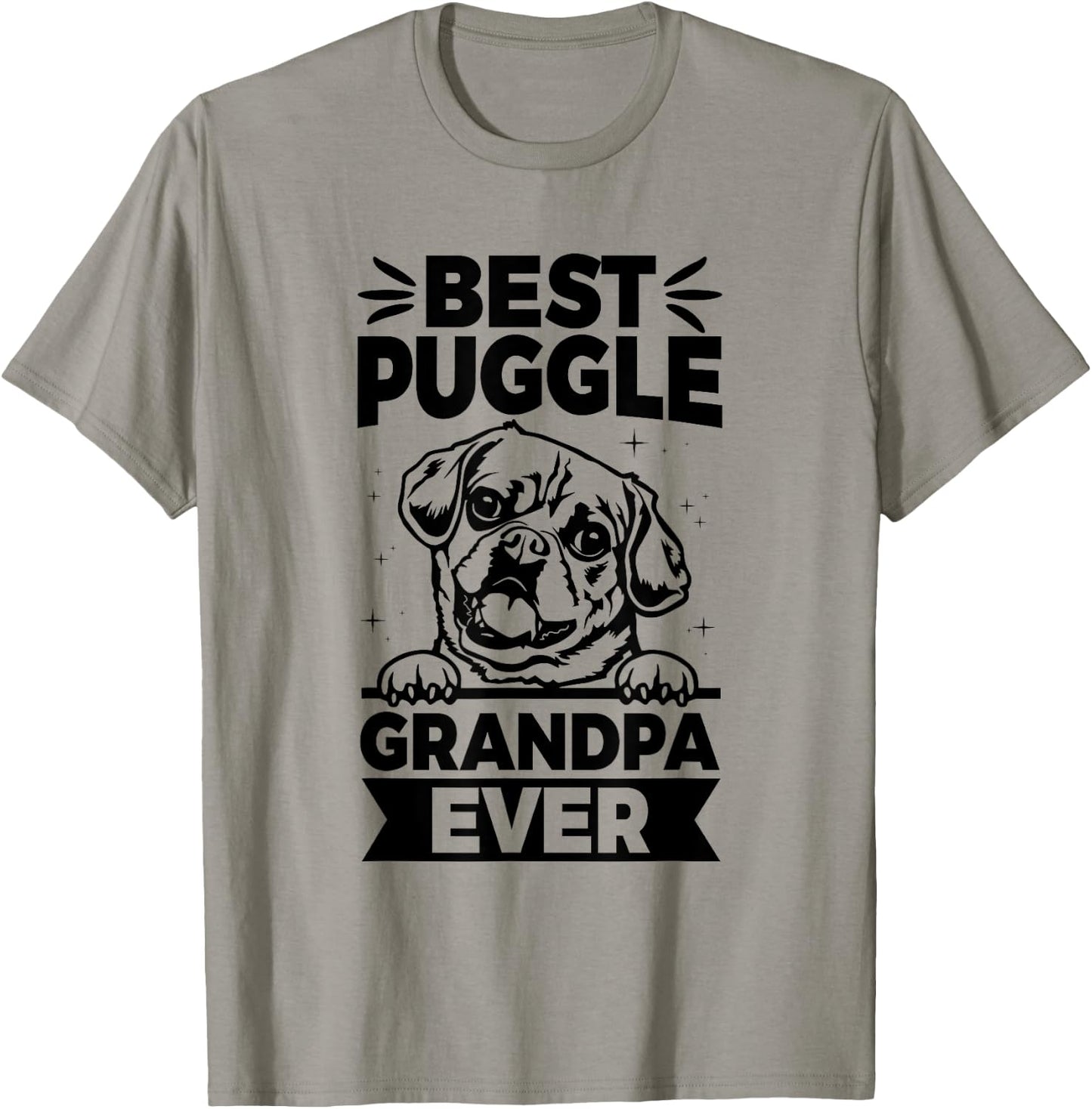 Best Puggle Grandpa ever Quote for a Puggle Grandpa T-Shirt - T-Shirt | Sand