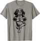 Beagle Yoga Puppy Dog Funny Dogs Tree Pose Vrikshasana T-Shirt - T-Shirt | Sand