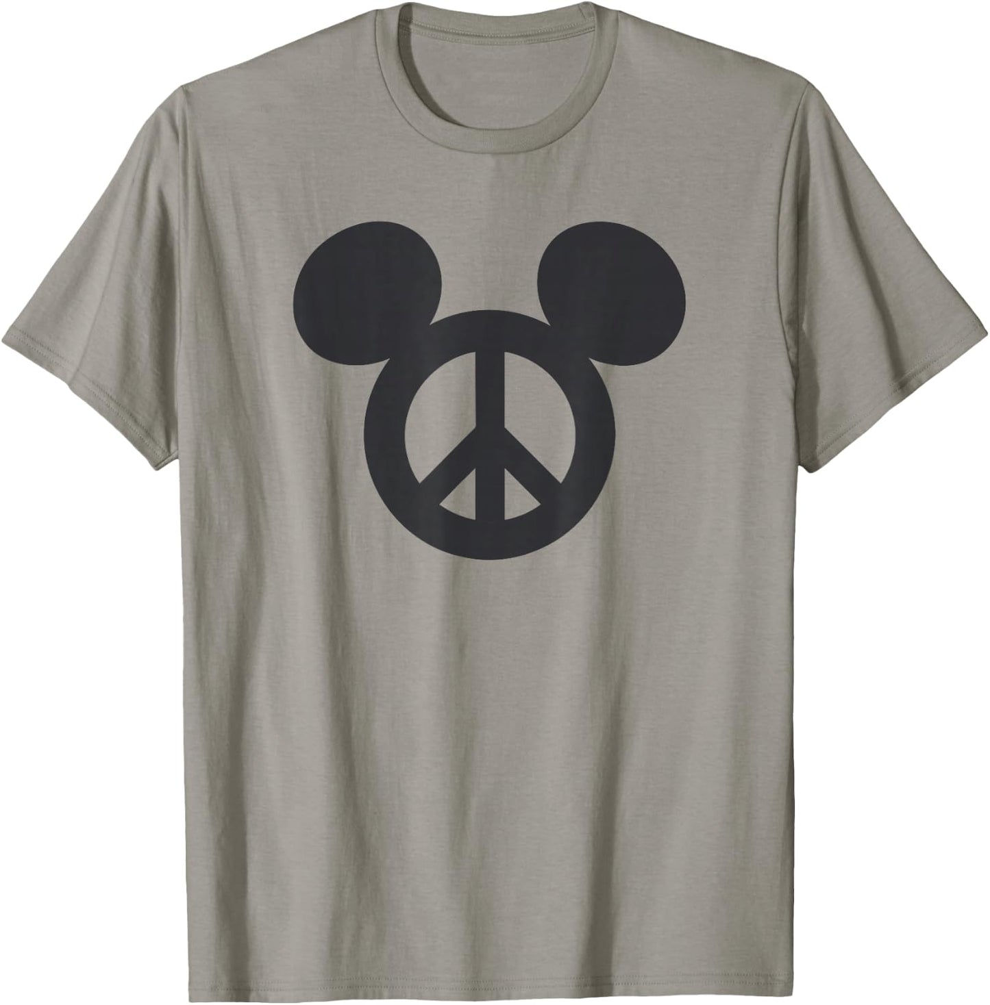 Disney Mickey And Friends Classic Peace Sign Mickey Logo T-Shirt - T-Shirt | Sand