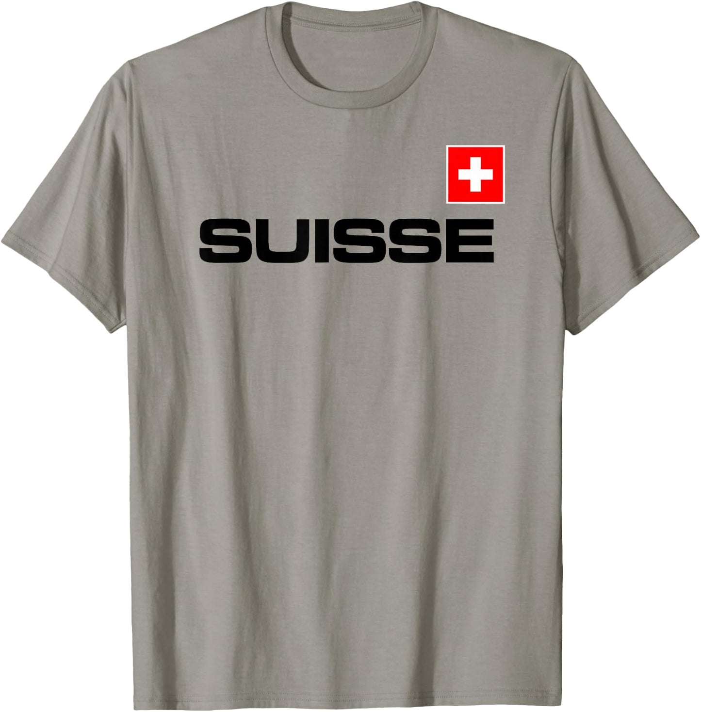 Switzerland Flag Suisse Athletic Games Sports Jersey Style. T-Shirt - T-Shirt | Sand