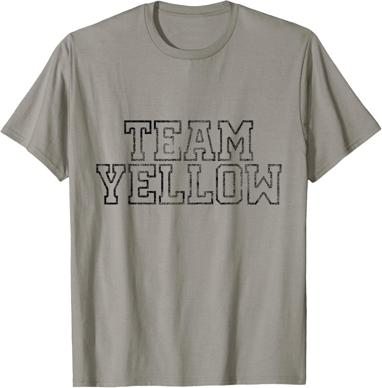 Sleepaway Summer Camp Color war Yellow Team Spirit Kids T-Shirt - T-Shirt | Sand